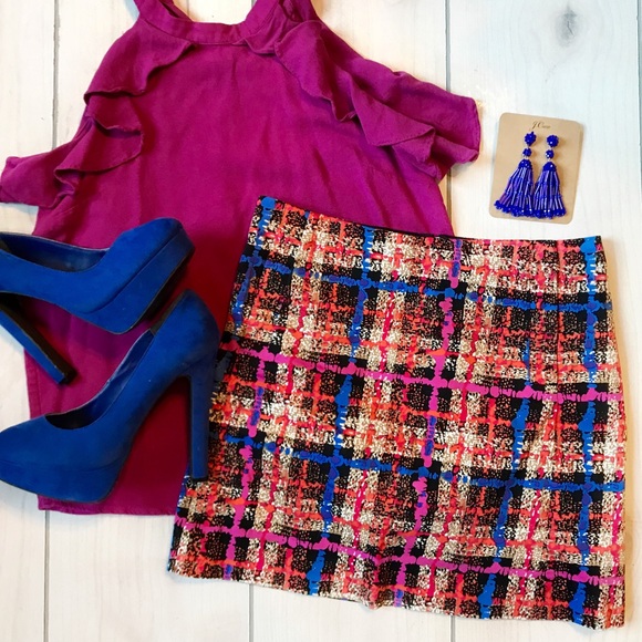 J. Crew Dresses & Skirts - J. Crew Plaid PRINT Mini Skirt